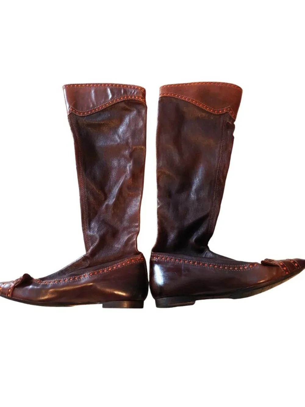 Henry Beguelin Handmade Italy Leather Victorian Artisan Granny Boots Steampunk